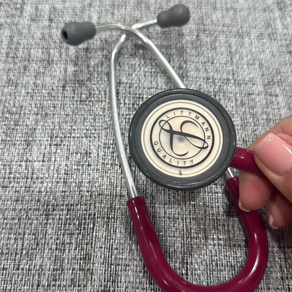 3M Littmann Classic II Monitoring Stethoscope Rainbow Finish Raspberry … - Picture 7 of 9
